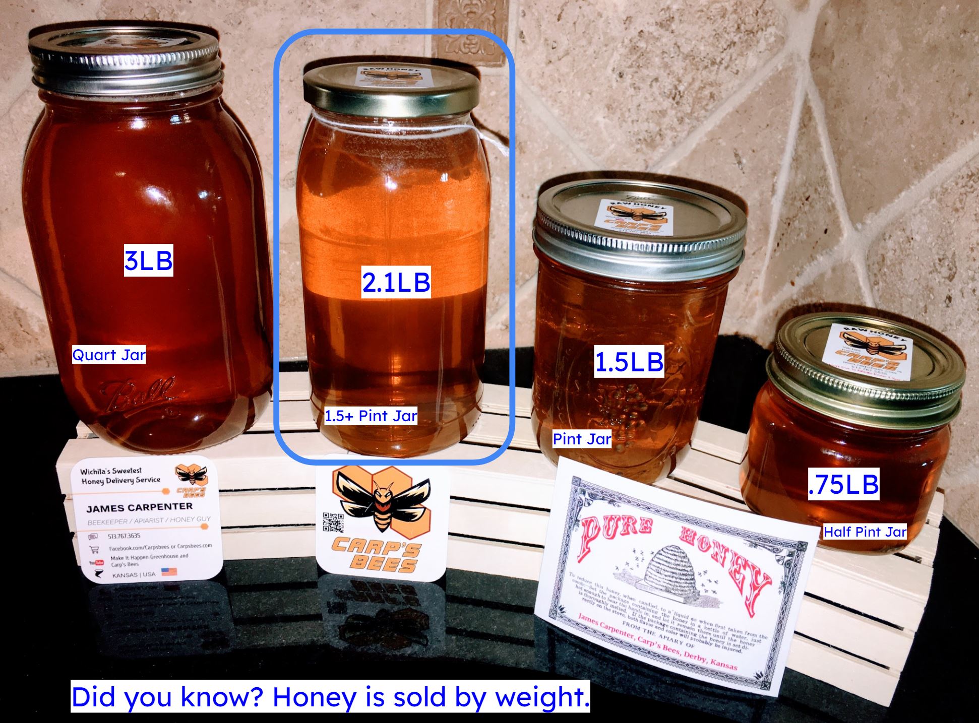 How Much Does A Qt Of Honey Weigh