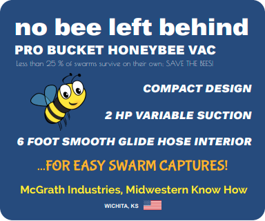 Pro Bucket Bee Vacuum | Carp's Bees
